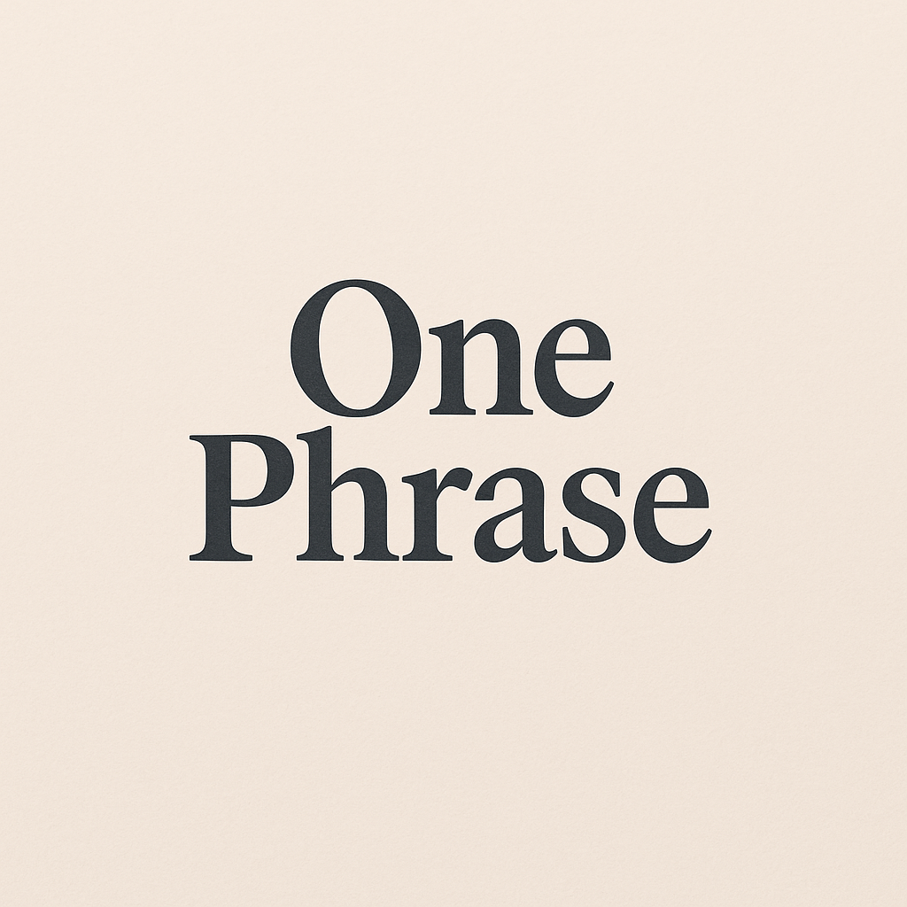 Ícone OnePhrase